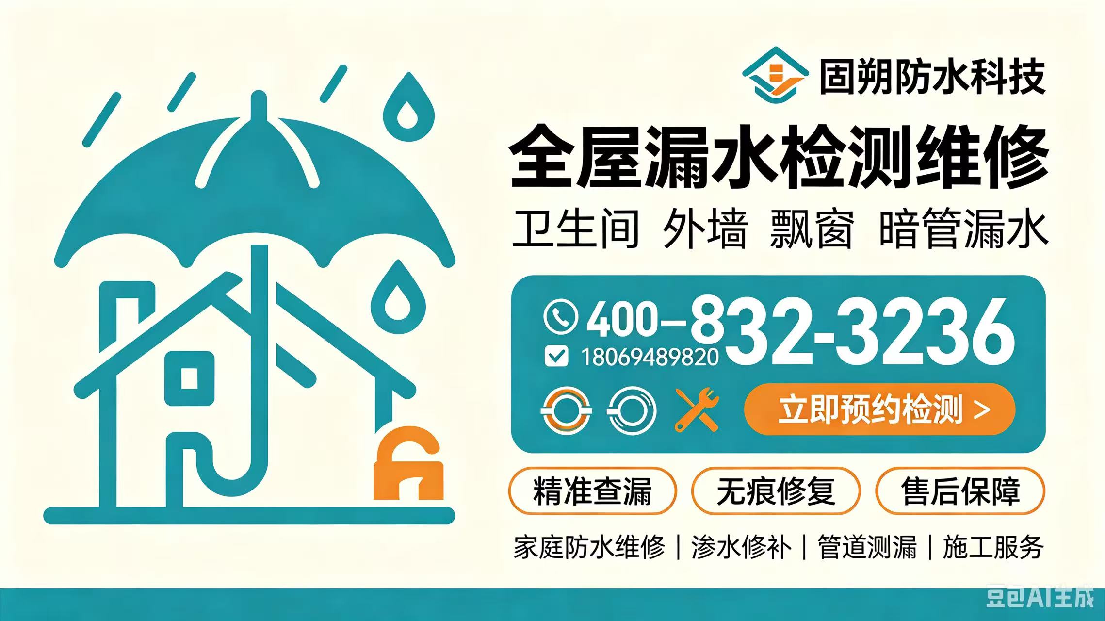 宝鸡全域2026漏水检测维修本地实测推荐 有资质正规防水补漏公司
